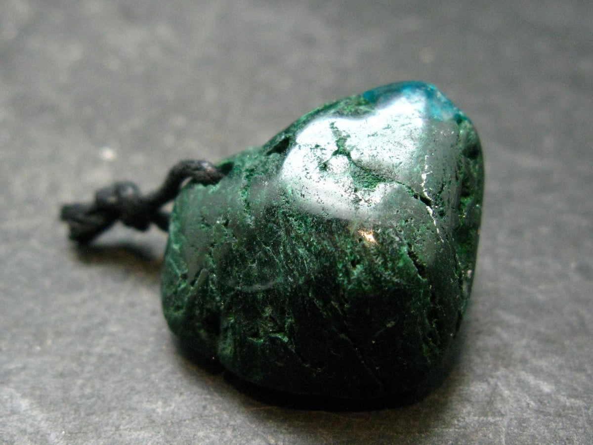 Dioptase Metal Free Pendant from Congo - 19.0 Grams - 1.1"