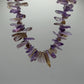 Raw Ametrine Crystal Necklace – Chunky Natural Gemstone Beads – Amethyst Citrine Statement Jewelry - 149.27 Grams