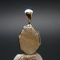 Very Rare White Cryolite 925 Silver Pendant from Greenland - 0.7" - 1.34 Grams
