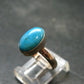 Genuine Turquoise Sterling Silver Ring - 2.40 Grams - Size 7