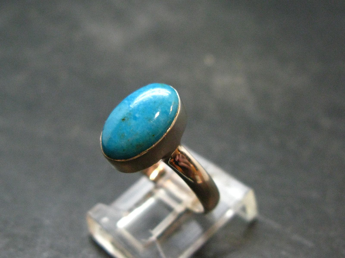 Genuine Turquoise Sterling Silver Ring - 2.40 Grams - Size 7