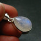 Natural Glow From Inside Moonstone 925 Silver Pendant - 1.0" - 3.63 Grams