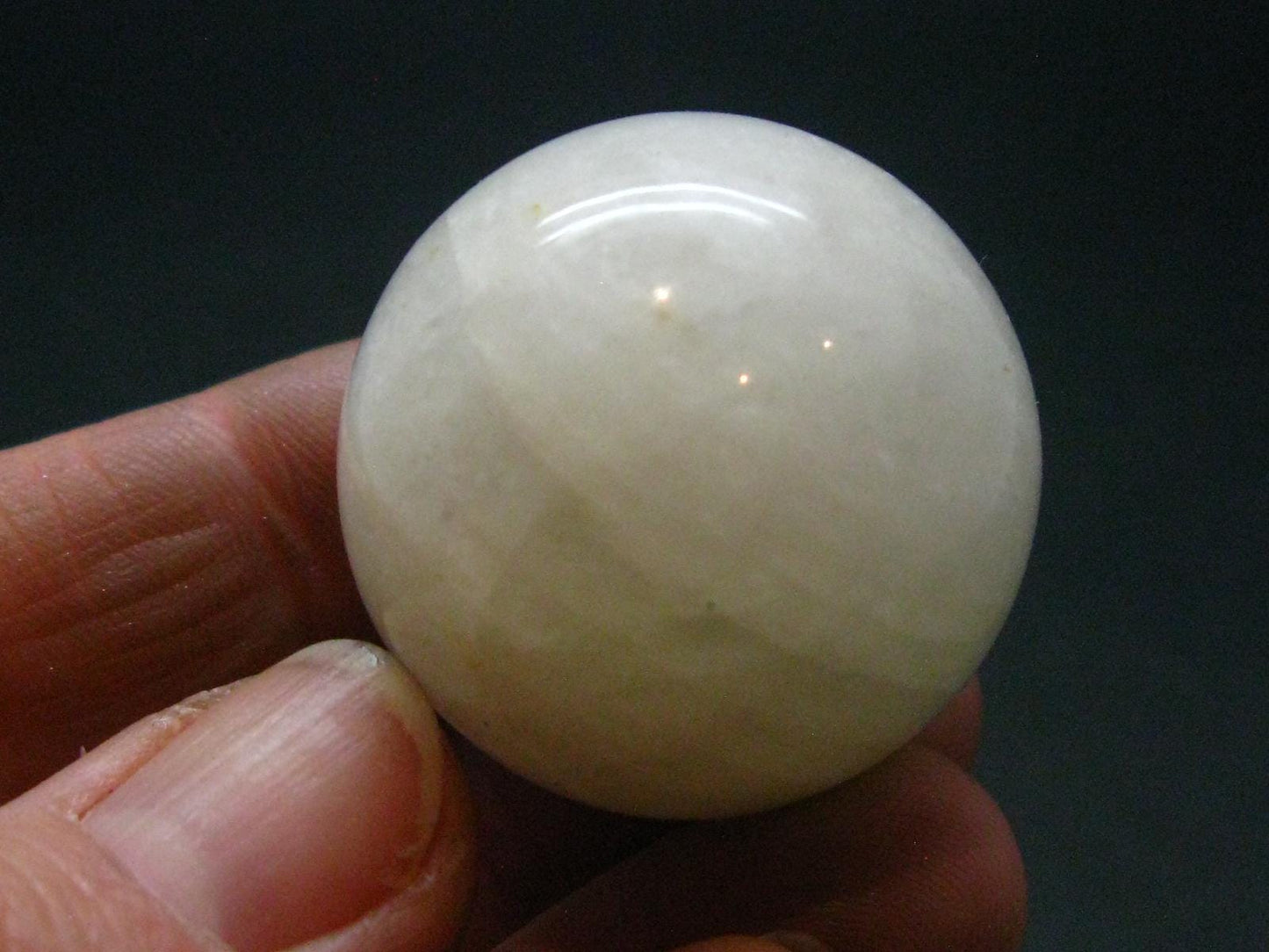 Rare Cryolite Sphere Ball From Greenland - 1.1" - 35.88 Grams