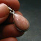 Pink Petalite Silver Pendant from Canada - 1.1" - 2.46 Grams