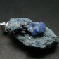 Benitoite Cluster Silver Pendant From California - 1.2" - 2.46 Grams