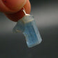 Aquamarine Crystal Silver Pendant From Vietnam - 0.9" - 2.21 Grams