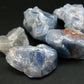 Lot of 5 Natural Blue Rough Calcite from Mexico