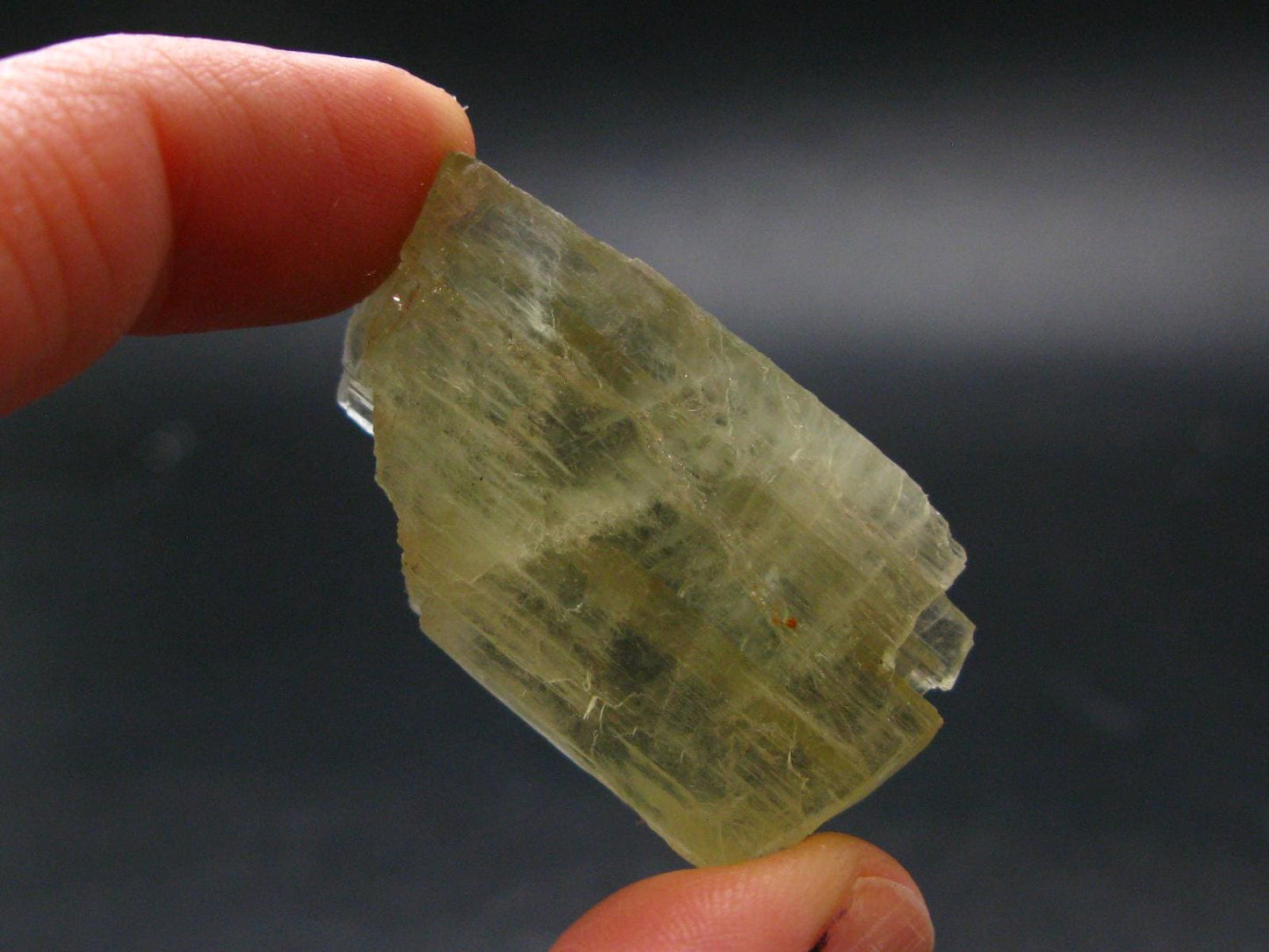Gem Green Hiddenite Spodumene Crystal From Brazil - 1.5" - 20.36 Grams