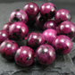 Ruby Genuine Bracelet ~ 7 Inches ~ 10mm Round Beads