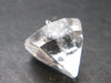 Clear Apophylite Apophyllite Crystal Silver Pendant From India - 0.9" - 5.8 Grams