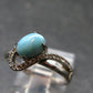 Larimar AAA Quality Sterling Silver Ring - Size 7.25 - 2.20 Grams