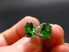 Helenite Gaia Stone Gem Sterling Silver Earrings From Washington - 2.4 Carats