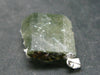 Green Apatite Crystal Silver Pendant From Portugal - 1.2" - 5.98 Grams