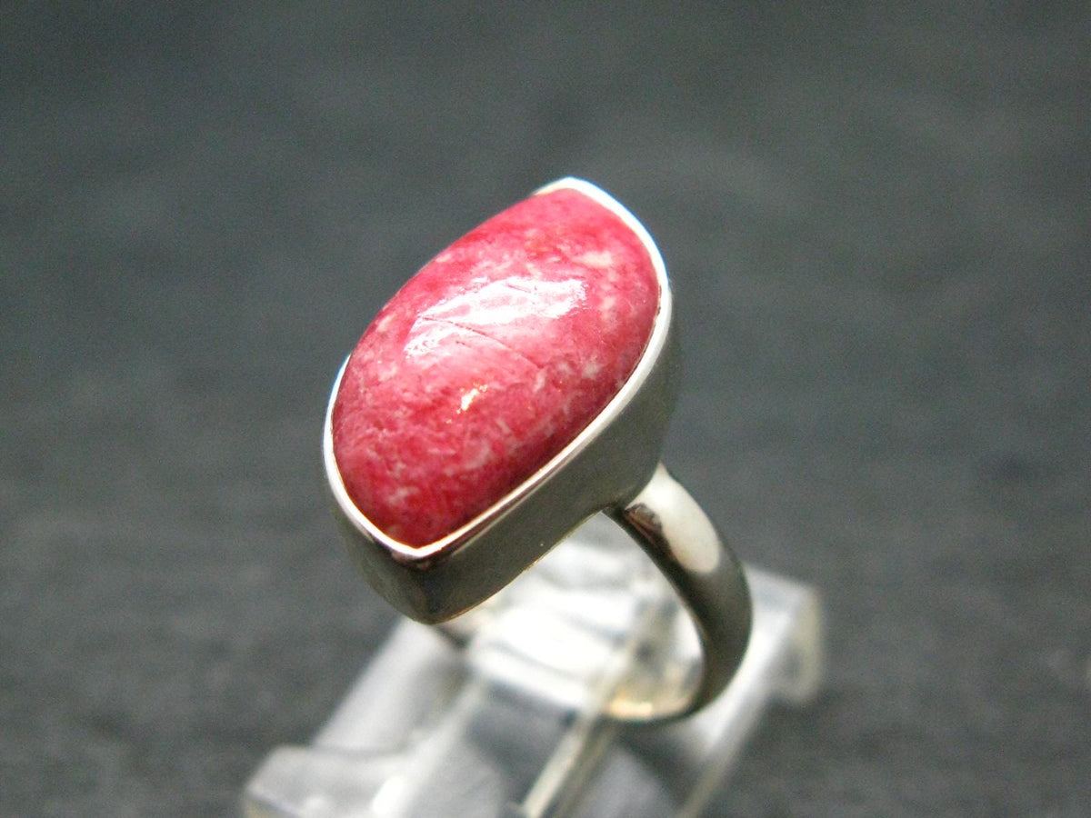 Thulite Silver Pendant From Norway - 3.81 Grams - Size 6