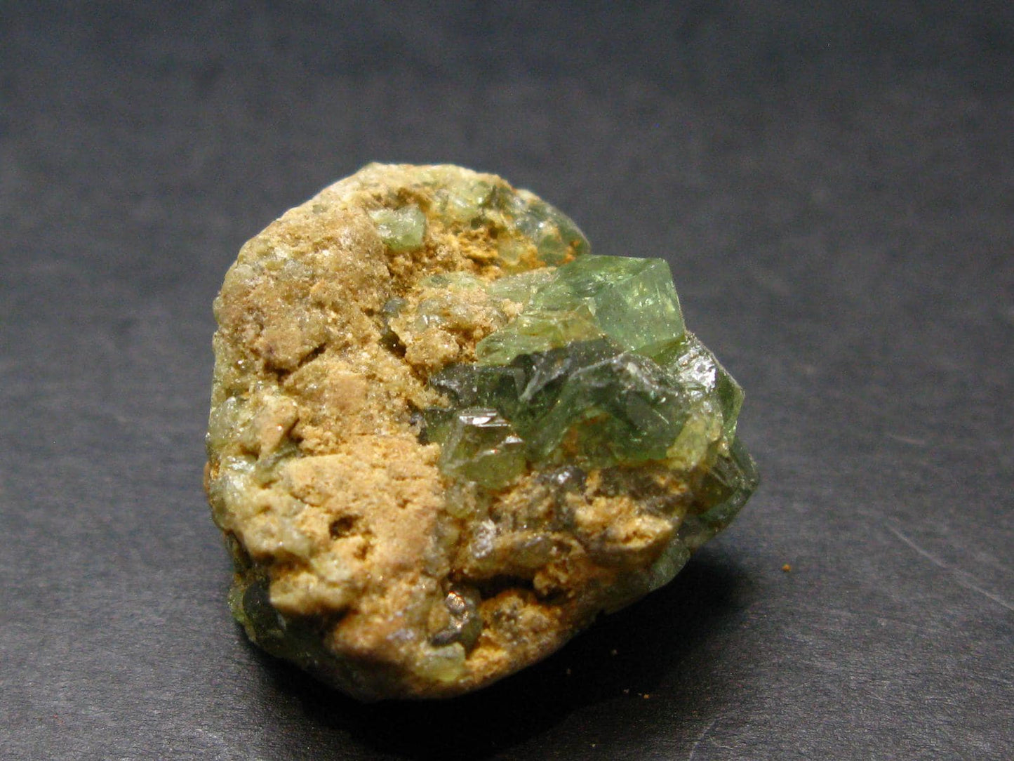 Rare Demantoid Garnet Cluster from Madagascar - 0.8" - 8.0 Grams