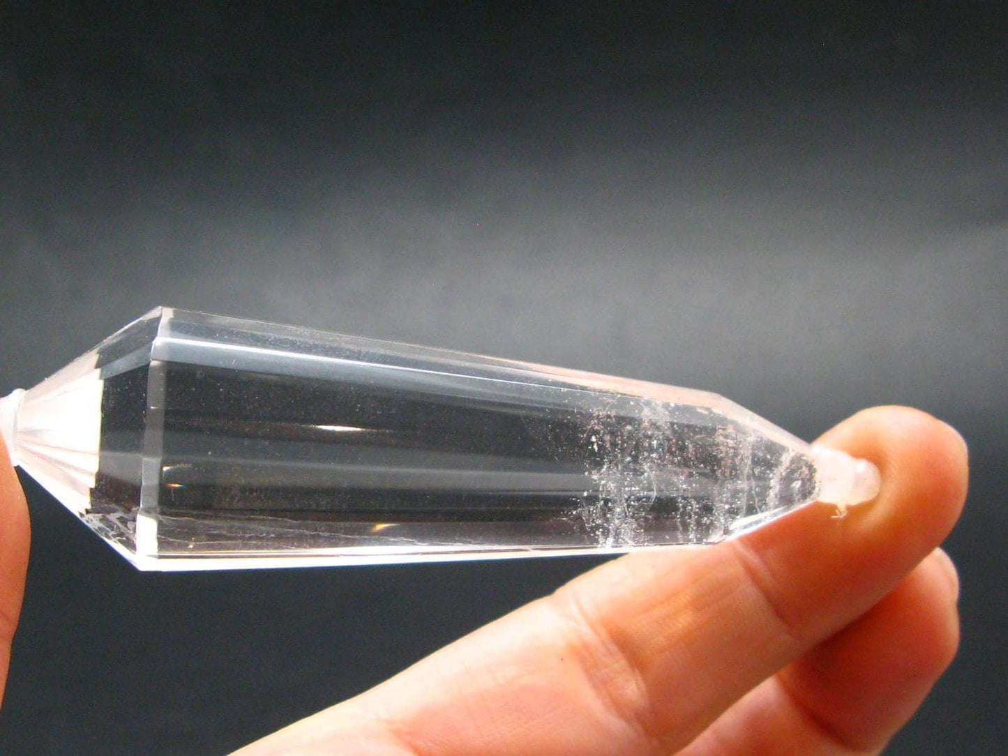 Perfect Quartz Vogel Crystal Healing Wand - 3.1" - 42.28 Grams