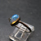 Natural Cabochon Opal 925 Sterling Silver Ring from Ethiopia - 1.93 Grams - Size 10