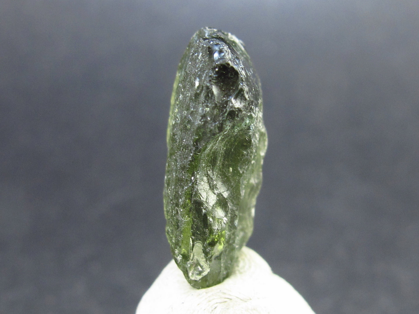 Moldavite Tektite Raw Piece from Czech Republic - 0.7" - 8.20 Carats - 1.64 Grams