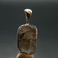 Phenakite Phenacite Crystal Silver Pendant From Russia - 0.7" - 1.29 Grams