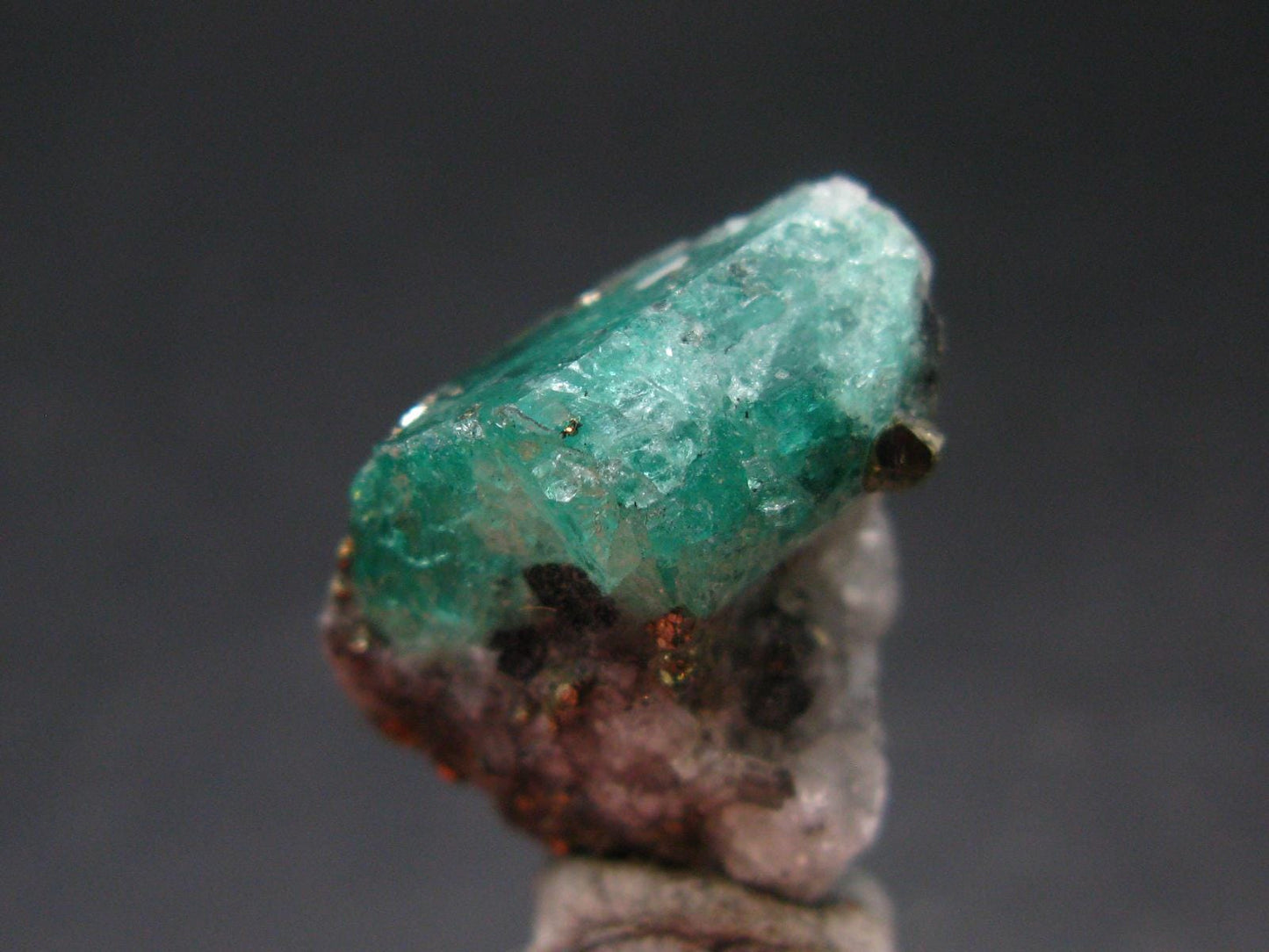 Emerald Beryl Crystal On Matrix From Colombia - 0.9"- 5.05 Grams