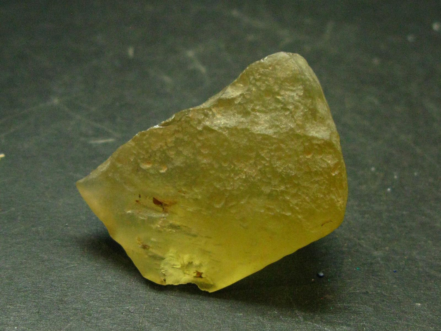 Nice Gem Libyan Tektite Raw Piece From Libya - 15.11 Grams - 1.4"