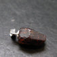 Rare Zircon Crystal Silver Pendant From Tanzania - 0.8" - 1.88 Grams