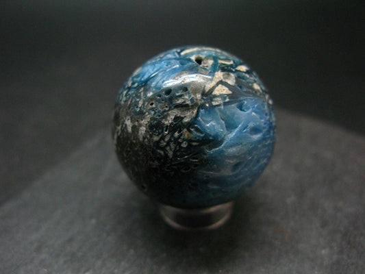 Blue Ice Glacierite Sphere from Indonesia - 1.2" - 38.58 Grams