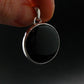 Black Onyx Silver Plated Pendant From Brazil - 6.88 Grams