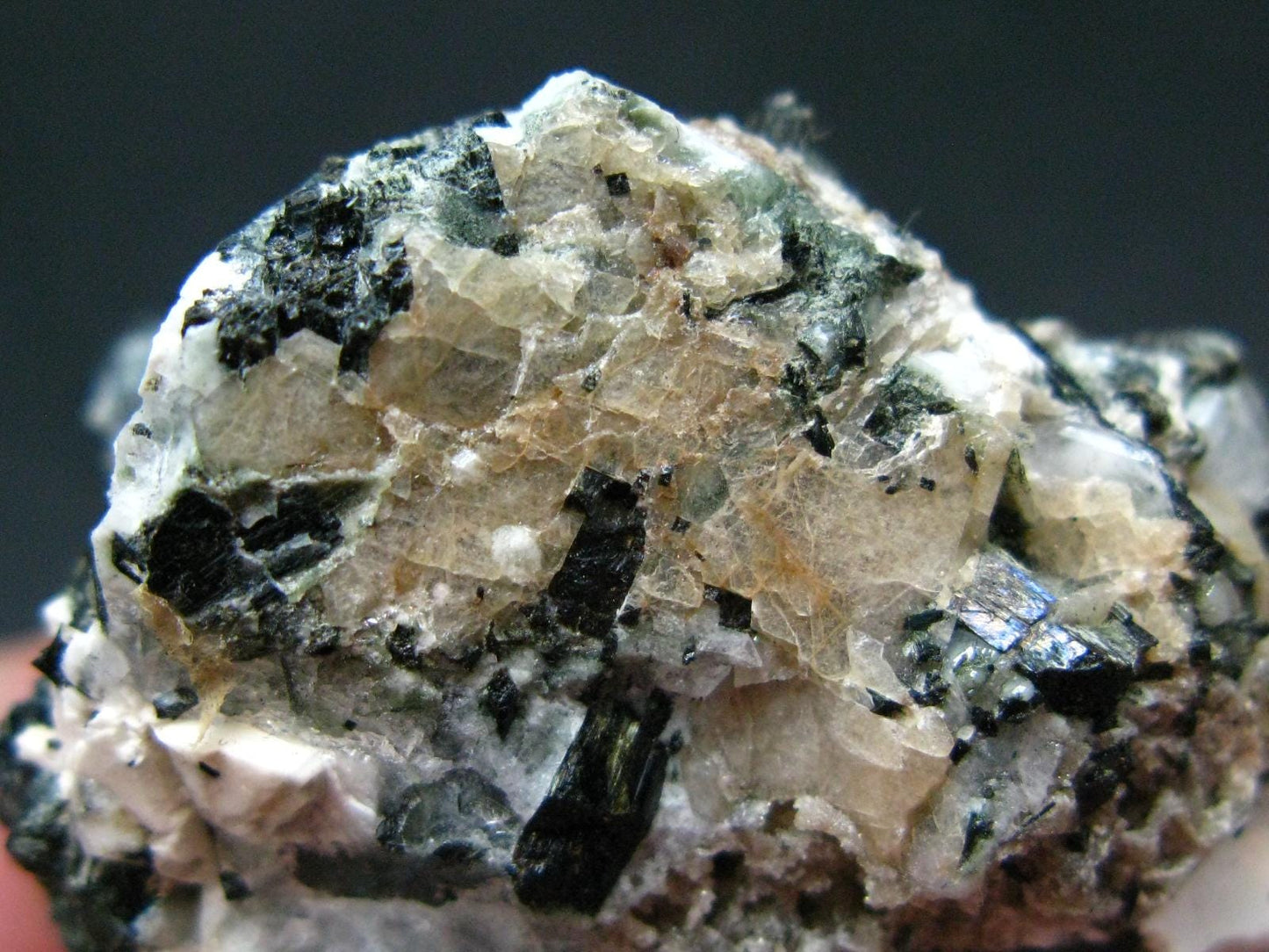 Rare Catapleiite on Natrolite & Aegirine cluster from Canada - 2.2"