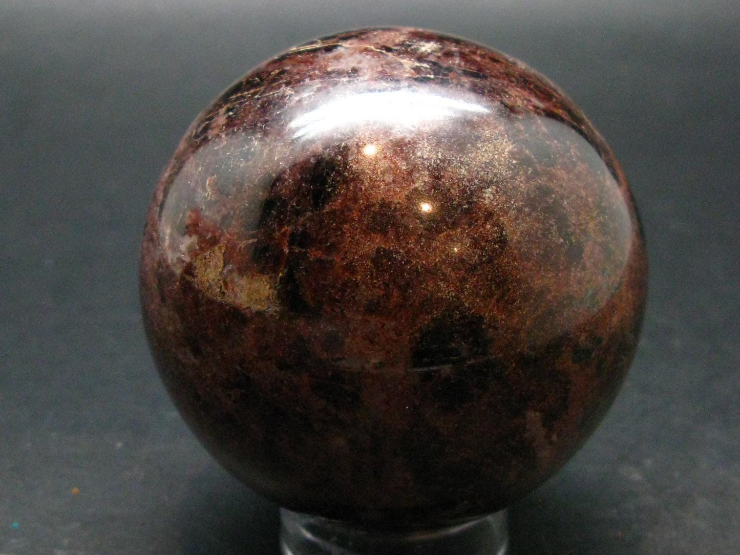 Red Garnet Almandine Sphere Ball From India - 518.0 Grams - 2.5"