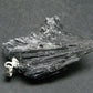 Large Rare Black Kyanite Crystal Pendant From Brazil - 1.4" - 9.6 Grams
