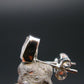 Natrolite Stud Earrings Sterling Silver From Russia - 1.13 Grams