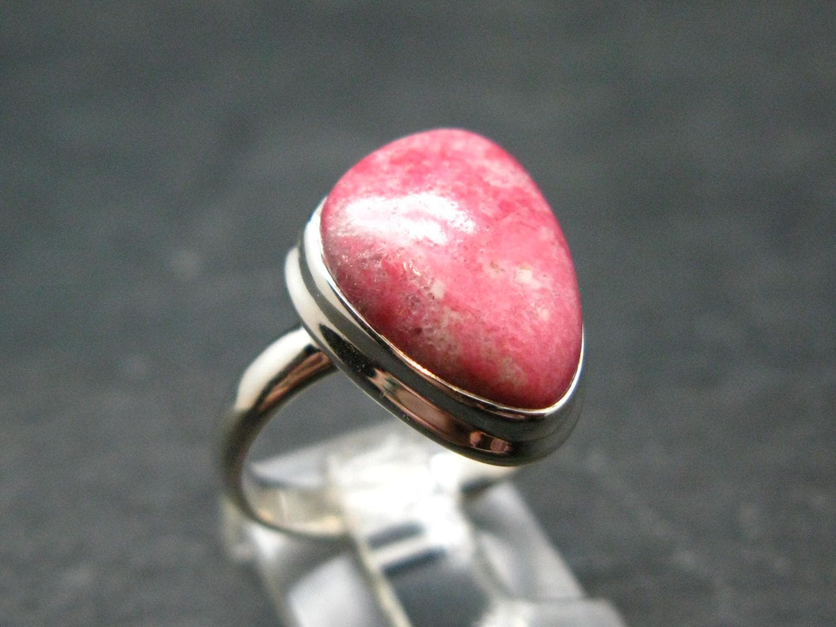 Thulite Silver Pendant From Norway - 5.21 Grams - Size 8