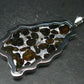 Brahin Meteorite Slice With Olivine Pallasite Pendant from Belarus - 1.4" - 21.54 Grams