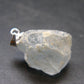 Natural Blue Celestite Celestine 925 Silver Pendant from Madagascar - 0.9" - 6.07 Grams