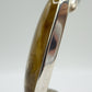 Golden Needle Inclusion Quartz Pendant – Natural Crystal Cabochon in Sterling Silver