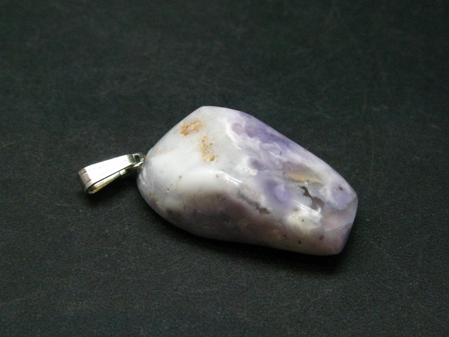 Tiffany Stone Opal Silver Pendant from USA - 1.4"