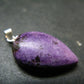 Rare Silver Stichtite Pendant from Australia - 1.1"