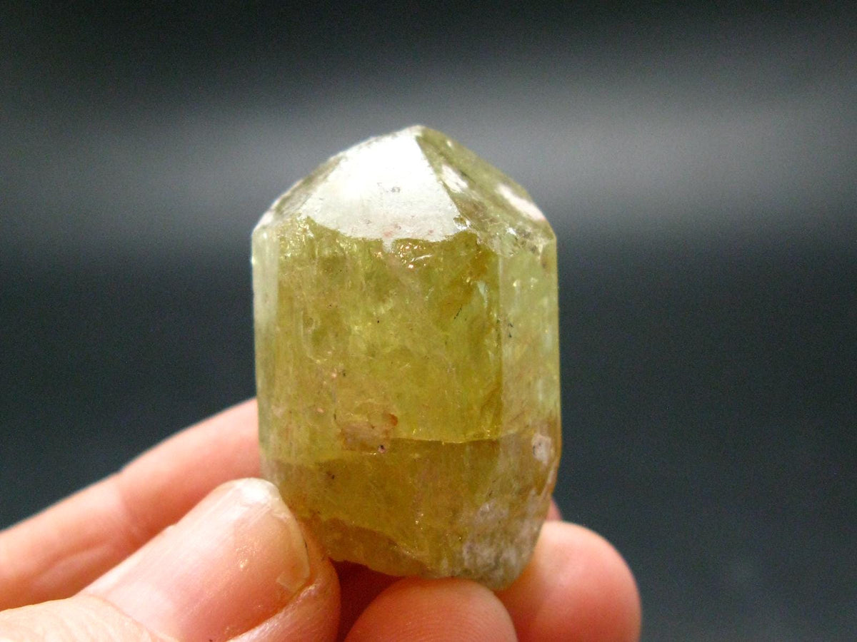 Large Gold Apatite Crysatl from Mexico - 23.71 Grams - 1.3"