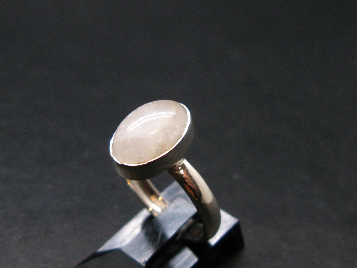 Natrolite Silver Ring From Russia - 2.46 Grams - Size 6