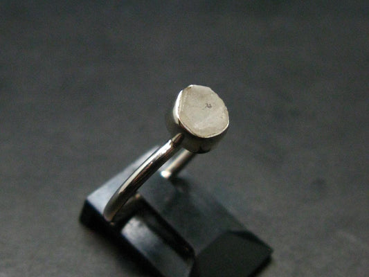 Phenakite Phenacite Crystal Silver Ring From Brazil - Size 6 - 1.78 Grams