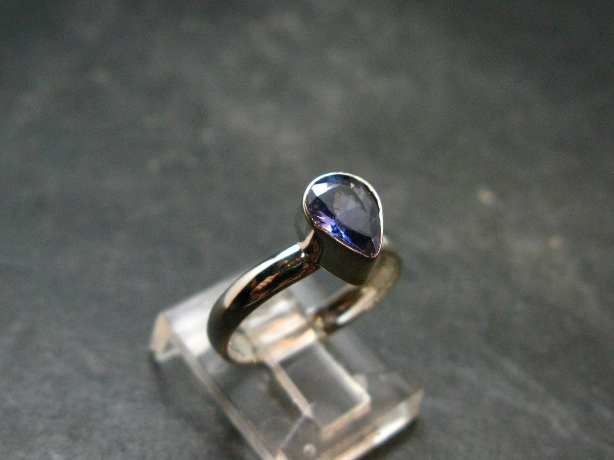 Tanzanite (Zoisite) Sterling Silver Ring - 2.0 Grams - Size 6