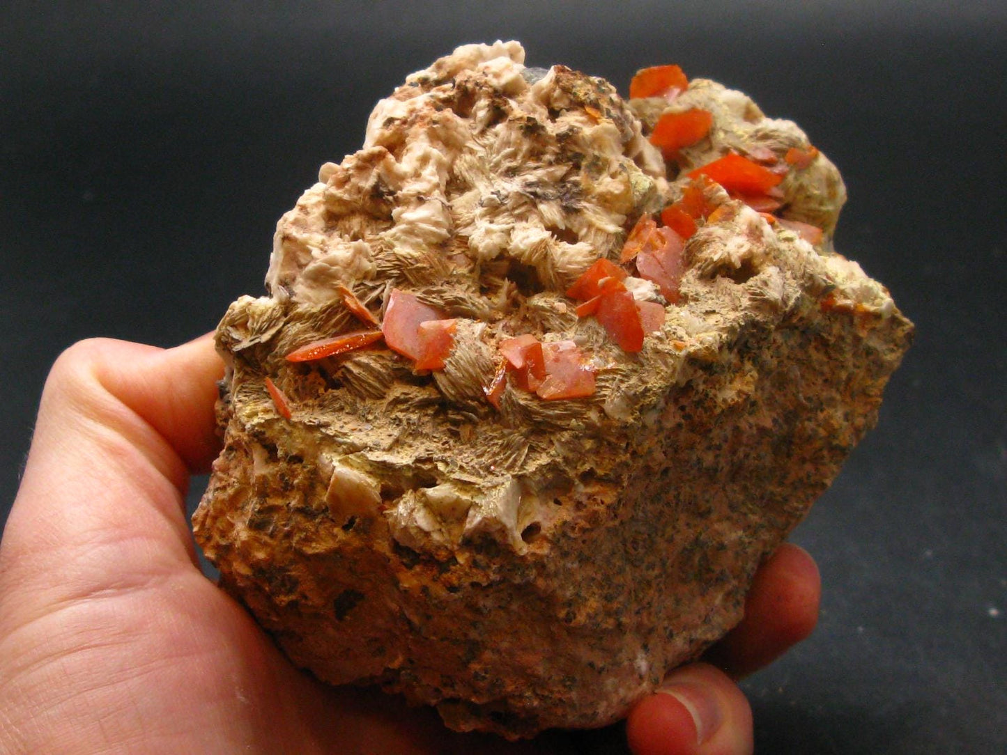 Wulfenite Cluster From Morocco - 4.0"