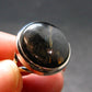 Real!! Very Rare Nuumite Nuummite Sterling Silver Ring from Greenland - 7.75 Grams - Size 8