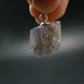 Rare Lilac Herderite Crystal Silver Pendant from Brazil - 0.8" - 1.81 Grams