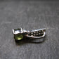 Moldavite Tektite Silver Pendant from Czech Republic - 0.7" - 1.70 Grams