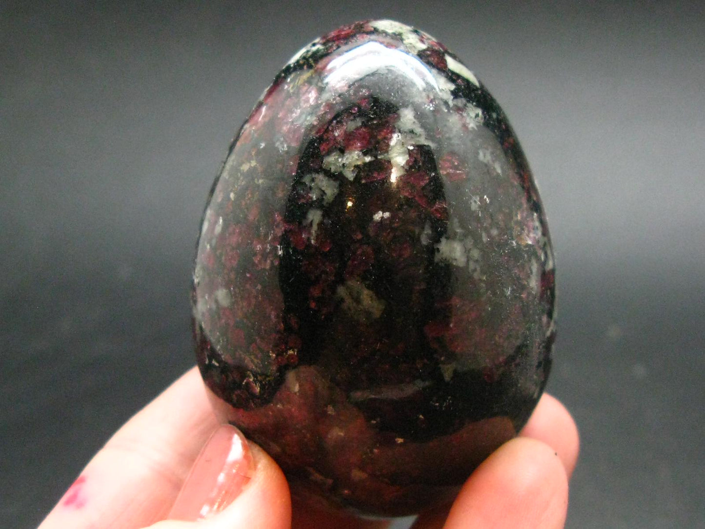 Nice Red Eudyalite Eudialite Egg From Russia - 2.3"