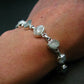 Euclase Silver Bracelet From Brazil- 7" - 14.4 Grams