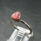 Pezzottaite Crystal Silver Ring From Madagascar - Size 8 - 2.10 Grams