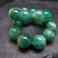 Emerald Gem Genuine Bracelet ~ 7 Inches ~ 10mm Round Beads